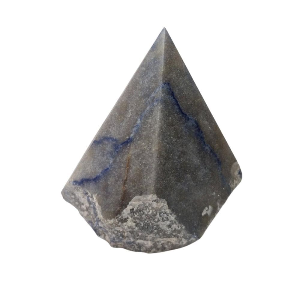 Pedra Ponta Geradora Energia Aventurina Azul 800 A 900 G