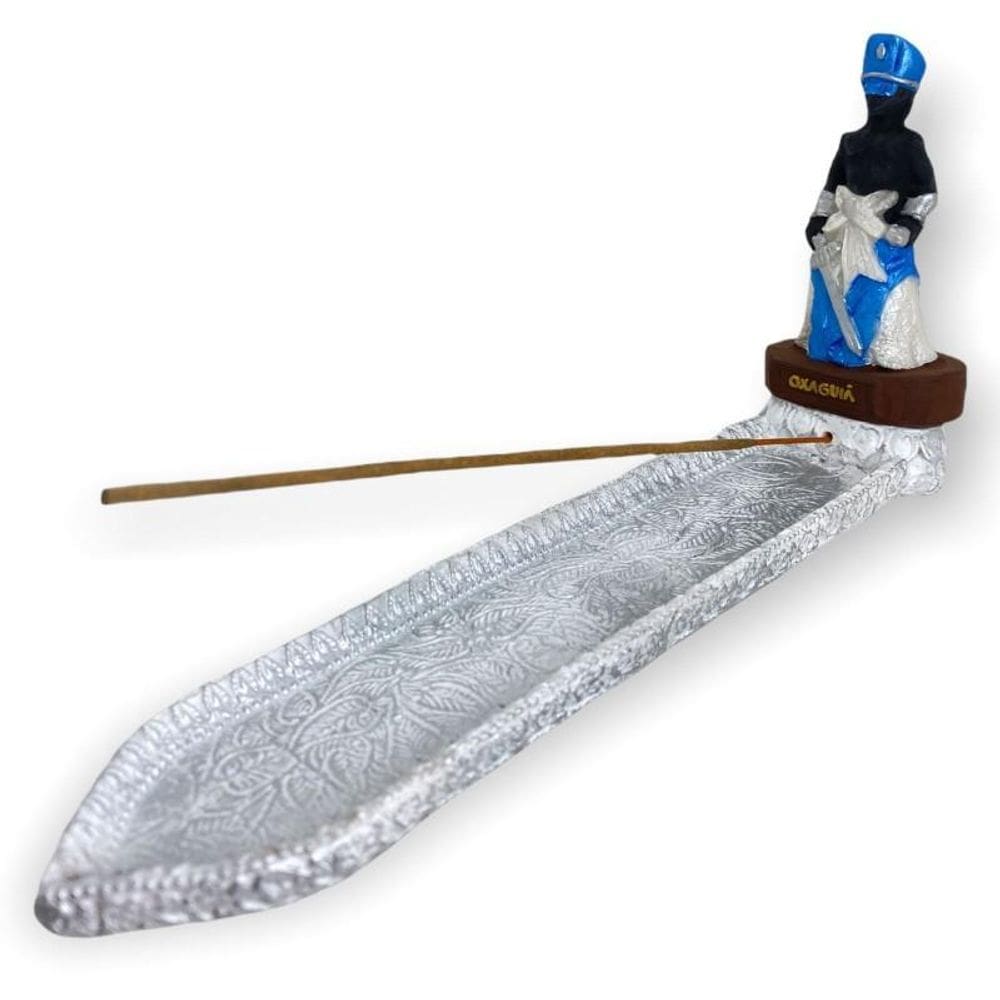 Incensário Régua Orixá Em Resina 24 Cm - Escolha A Cor