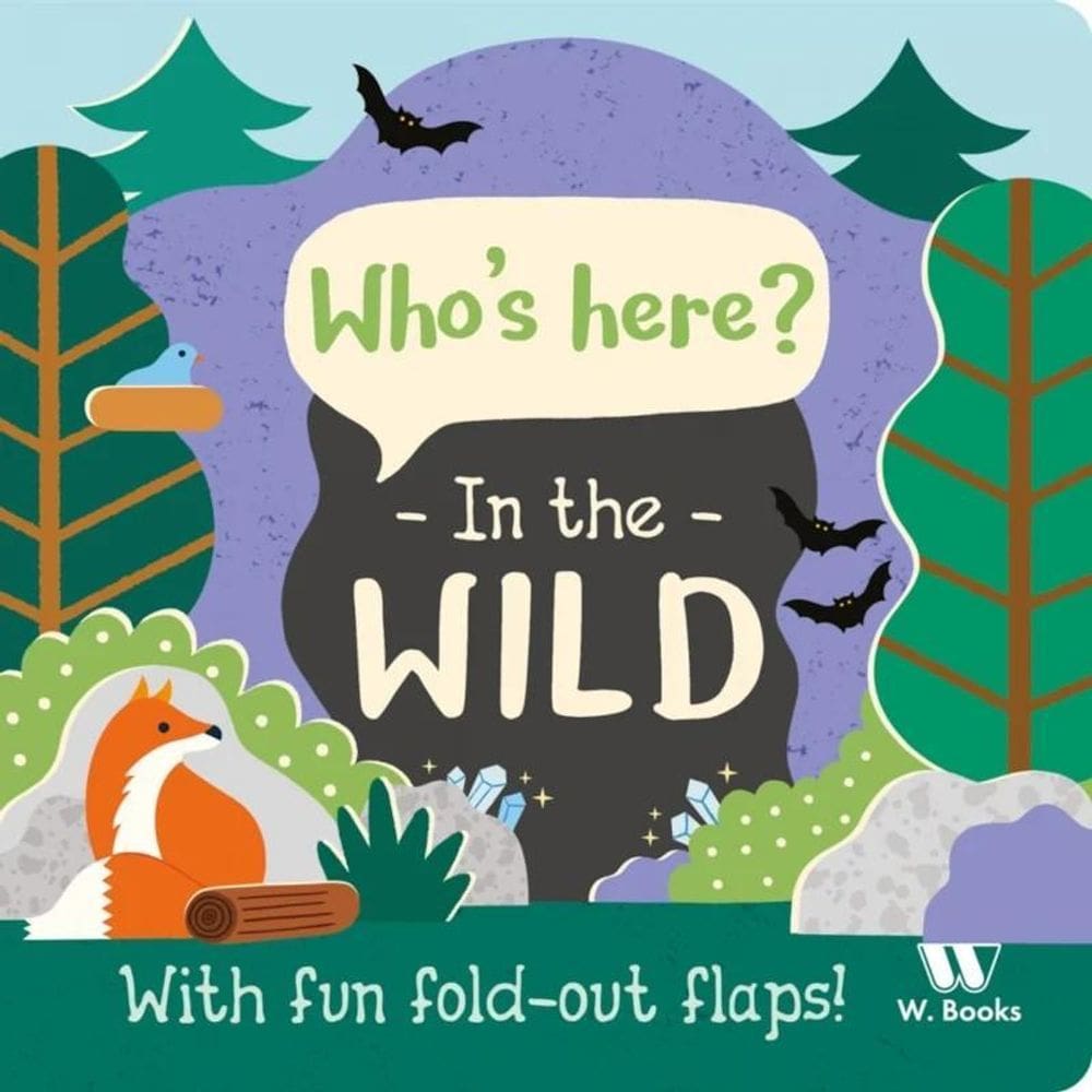 Livro Cartonado Com Abas Whos Here In The Wild - Em Inglês
