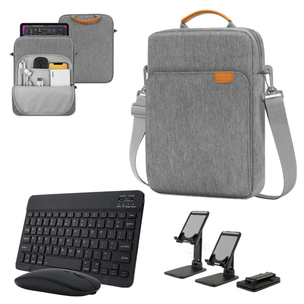Case Bag + Teclado Bluetooth +Suporte Para Tablet Lenovo M11