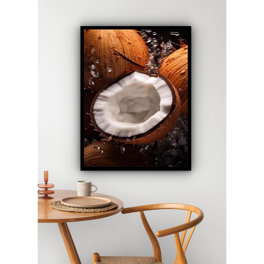 Quadro Decorativo Fotografia Cocos - 70X50Cm