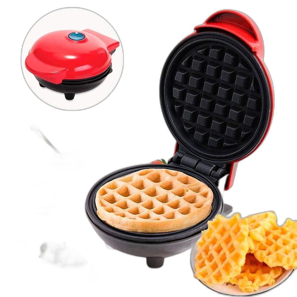 Mini Waffle Máquina Compacta Café Diário Em Família 110V