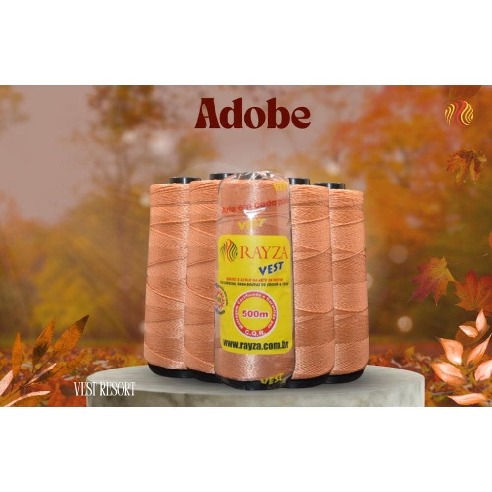 Linha Rayza Vest Resort Grossa 008-Adobe Tex 288 Novidade