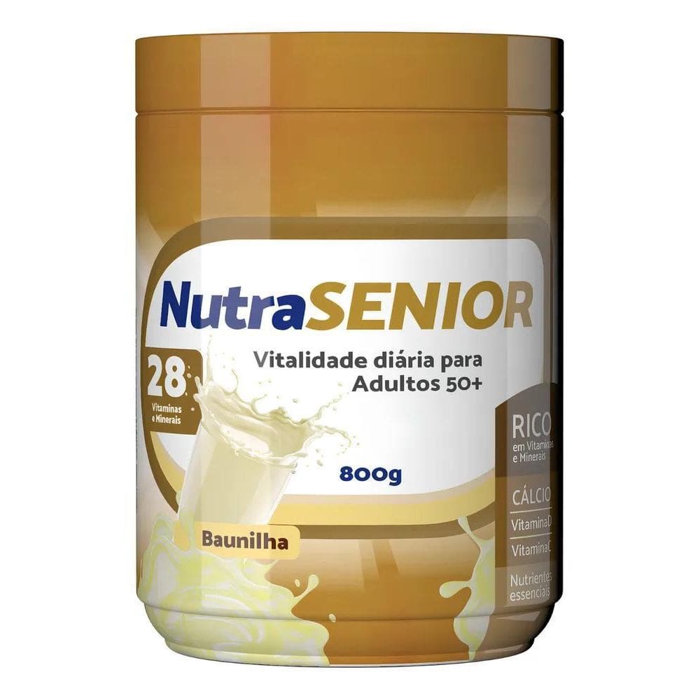 2X Nutra Senior Adulto 50+ Sabor Baunilha - Pote 800G