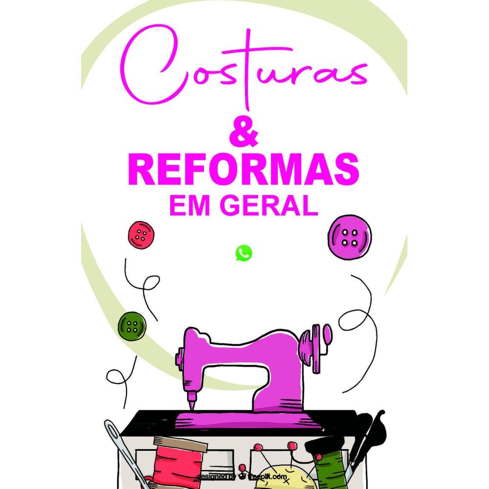 Banner Arte Pronta - Costuras E Reformas Em Geral