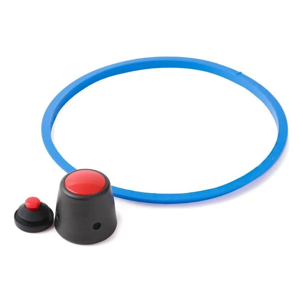 2X Kit Borracha Panela Pressão 4,5 + Válvula De Seguranc + P