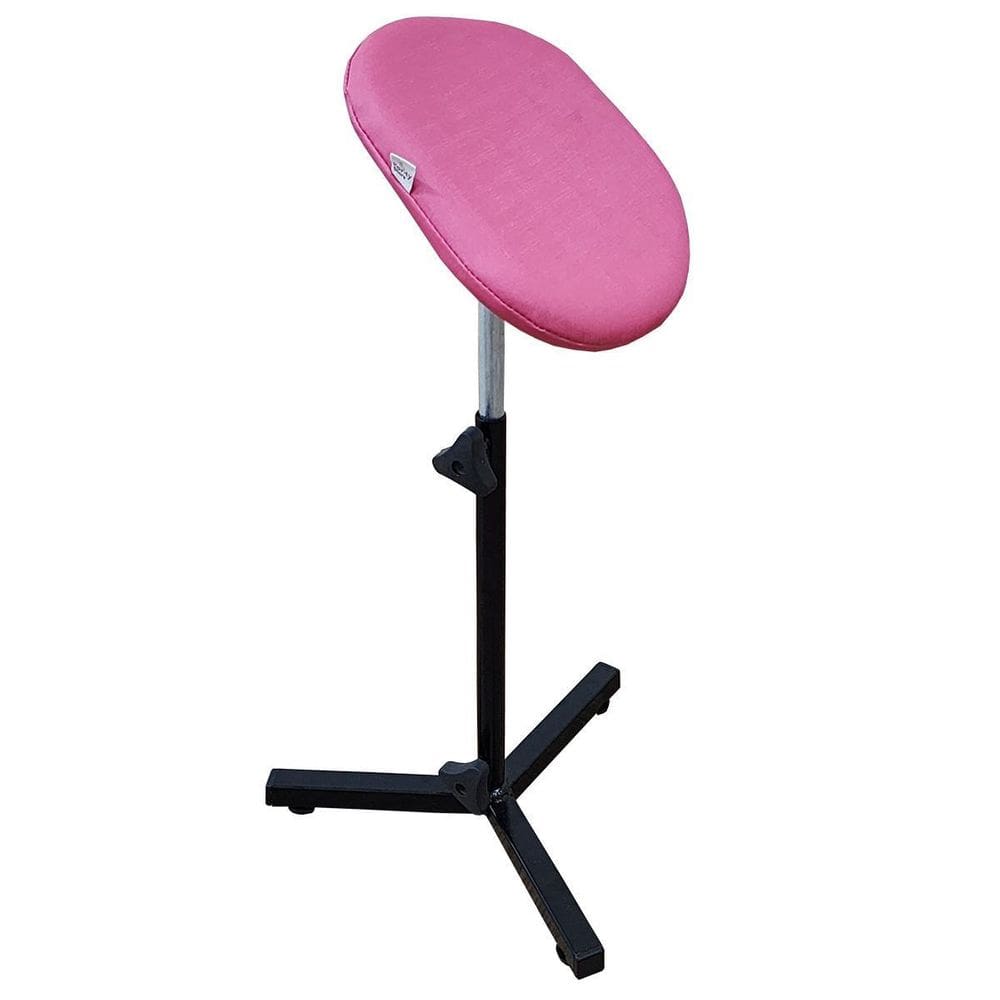 Suporte Parapé Tripé Desmontável Articulável Almofada Pink