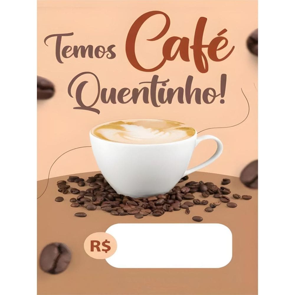 Banner Arte Pronta - Café Quentinho