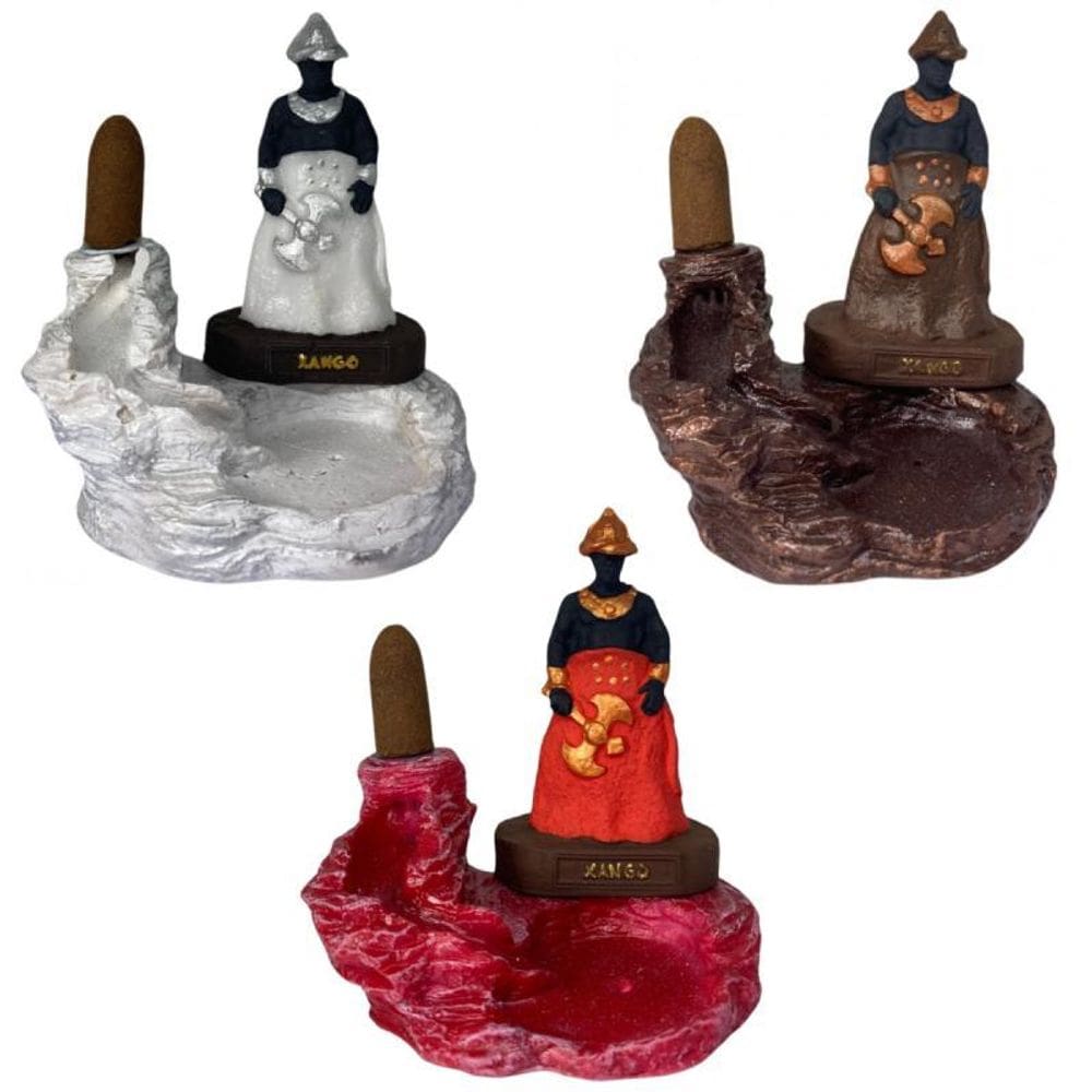 MP - Incensa rio Cascata Orixa  Xango  Em Res