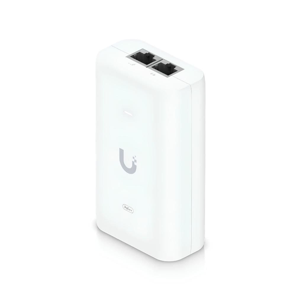 Fonte Injetor PoE Ubiquiti UPoE++ BR 60W Gigabit Energia e Dados através do cabo de Ethernet Branco