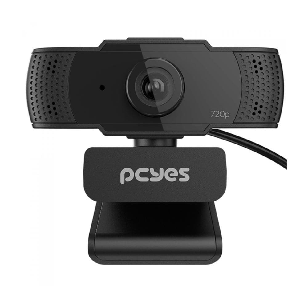 Webcam PCYES Raza HD-03 - HD 720p - 30FPS - com Microfone - USB - Preto - RZHD03