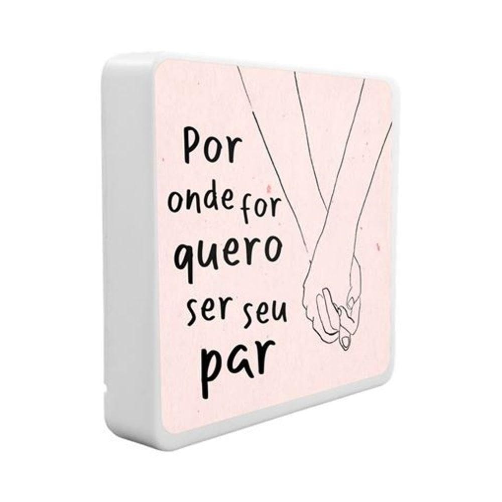 Luminária Box Slim Por Onde For Usb