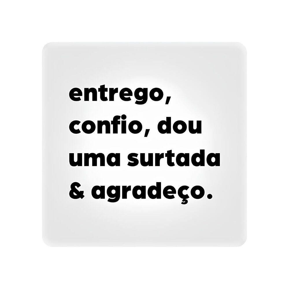 Luminária Slim Box Entrego E Agradeço Luz Indireta Presente Usb