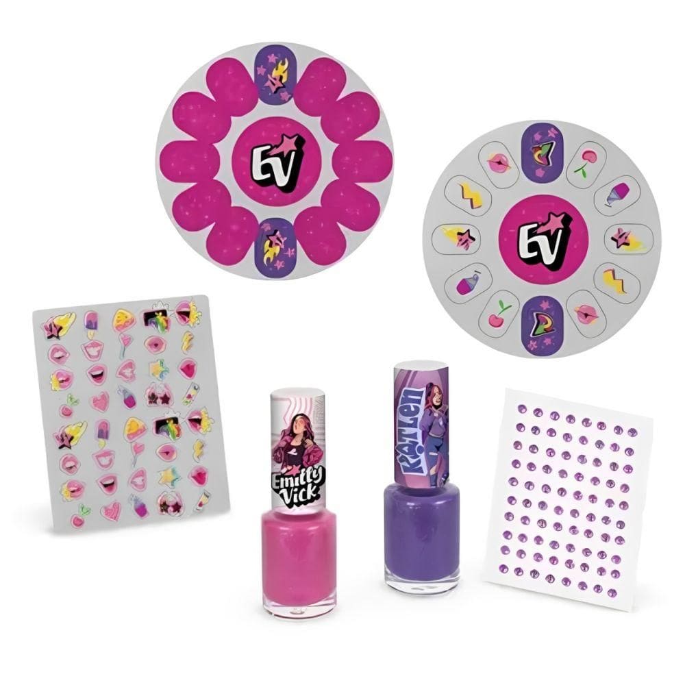 Kit Esmalte dos Rosas Emilly Vick e Katlen - Brink Model