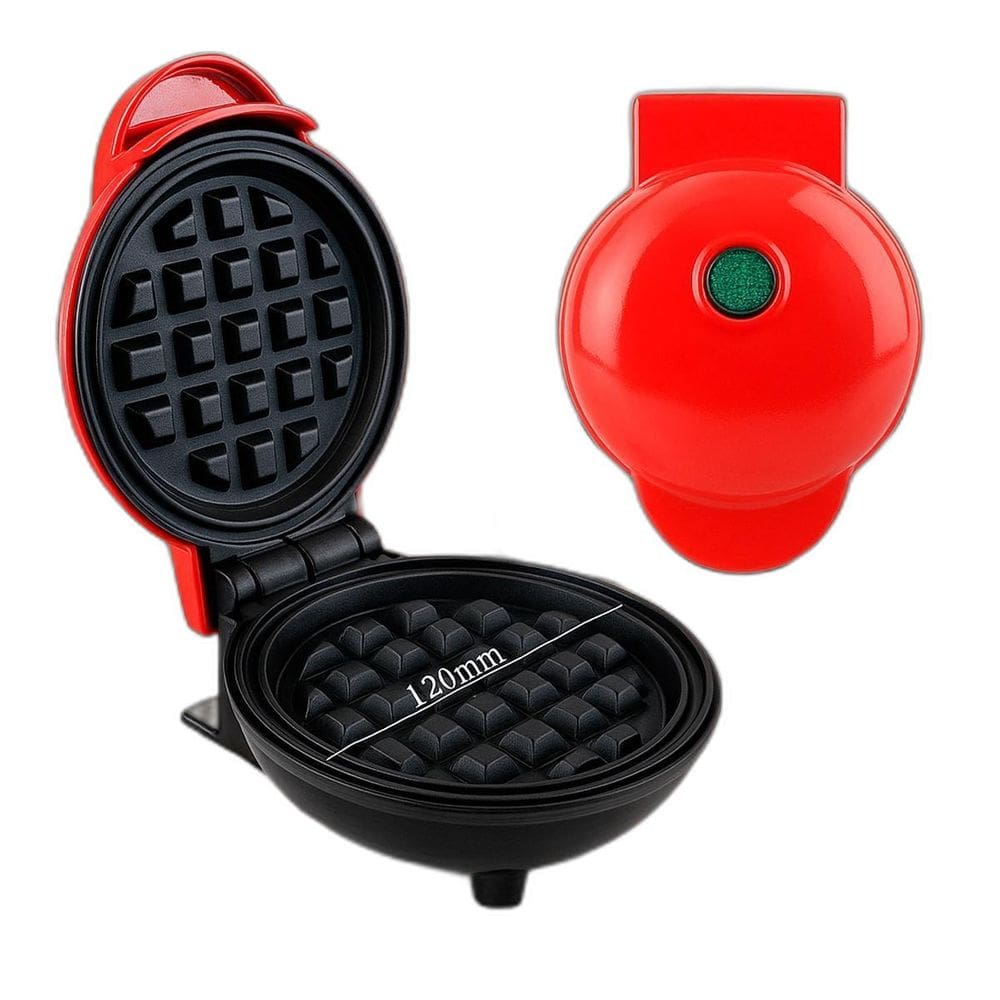 MP - Mini Waffle Ma quina Antiaderente Compac
