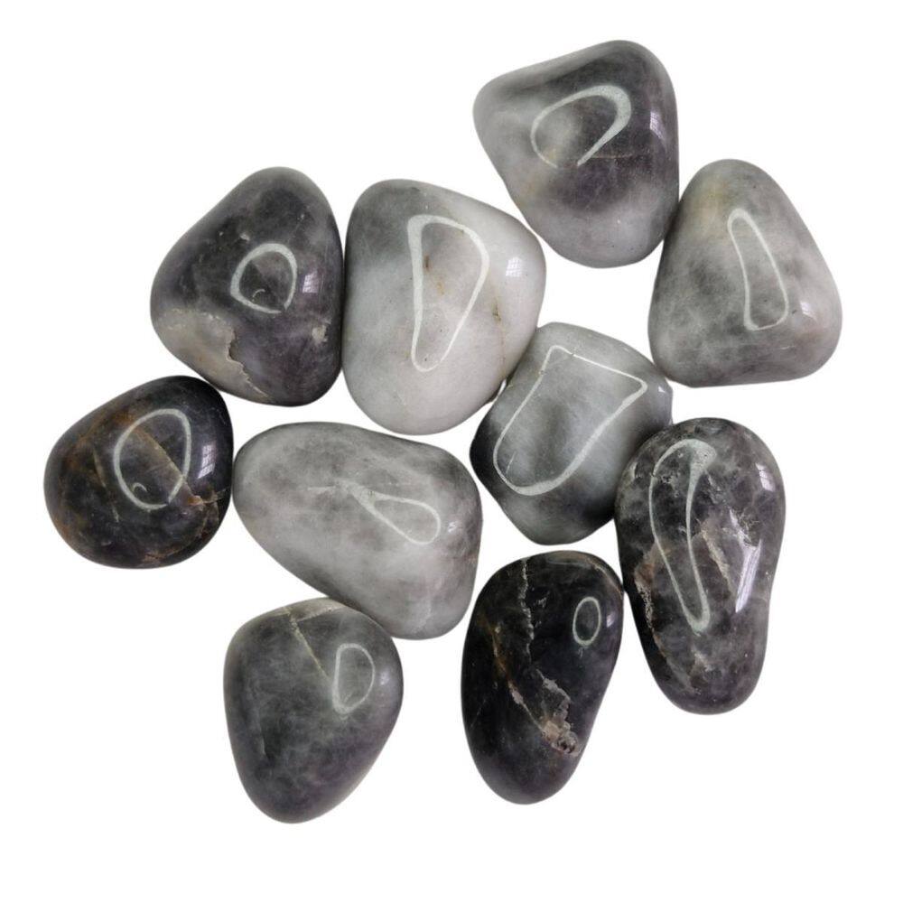 Pedra Olho De Gato 3 A 5 Cm Rolada 250G Natural