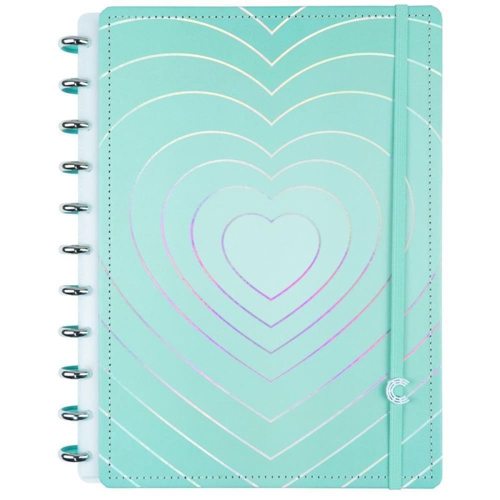 Caderno Inteligente Grande Turquoise Love 80Fls