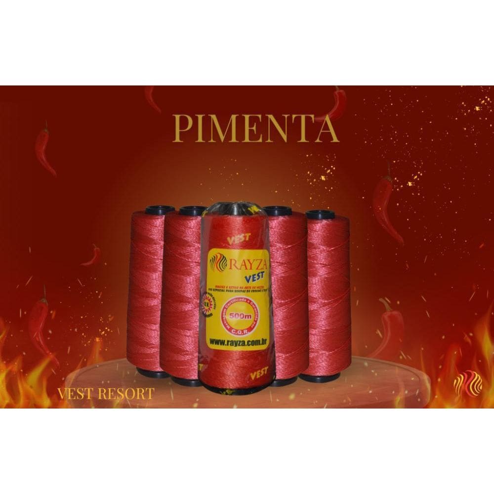 Linha Rayza Vest Resort - Cor 006 Pimenta - Tex 288