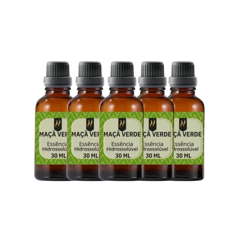 Super Kit 5 Essências A Base Água Hidrossolúvel 30Ml Difusor