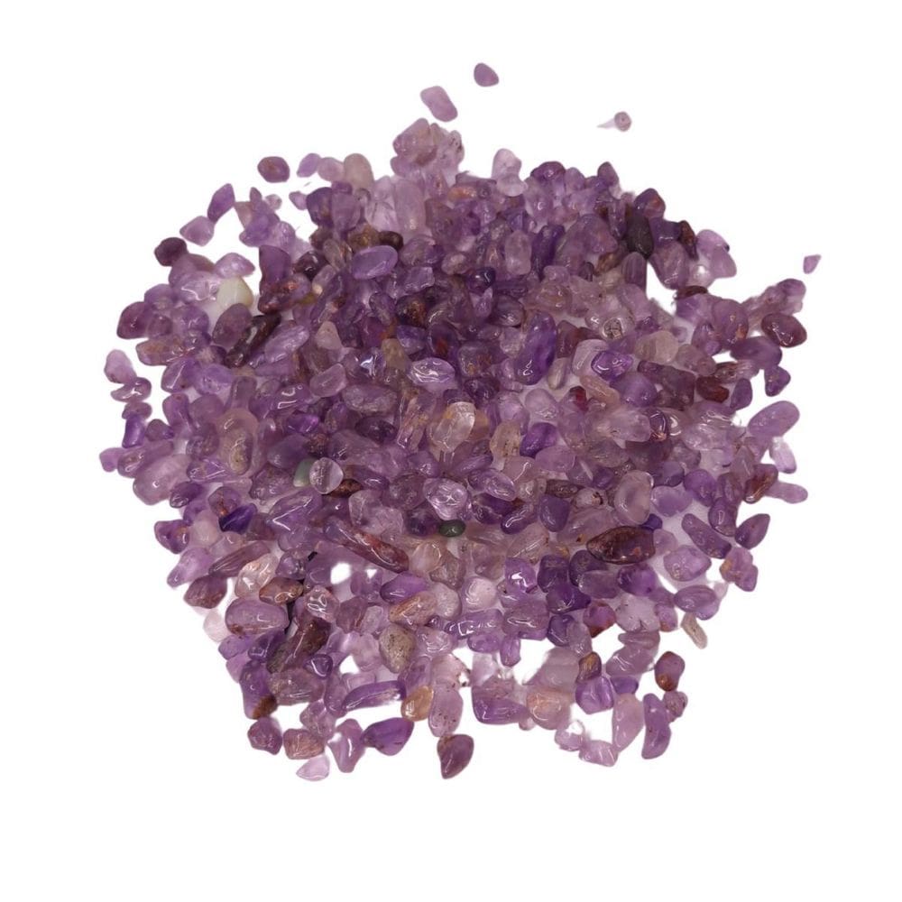 Pedra Cascalho Ametista Rolado 250G Natural
