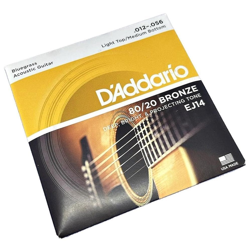 Jogo De Cordas 012 Aço Violão D`Addario Ej14 Bronze 80/20
