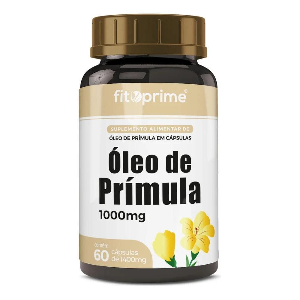 2X Óleo De Prímula 1000Mg 60 Cápsulas Fitoprime Sabor Sem Sa