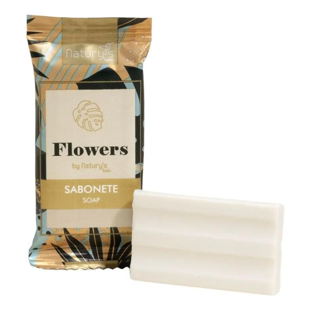 2X Sabonete Hotel Pousada Motel Airbnb 10G Floral 500Un