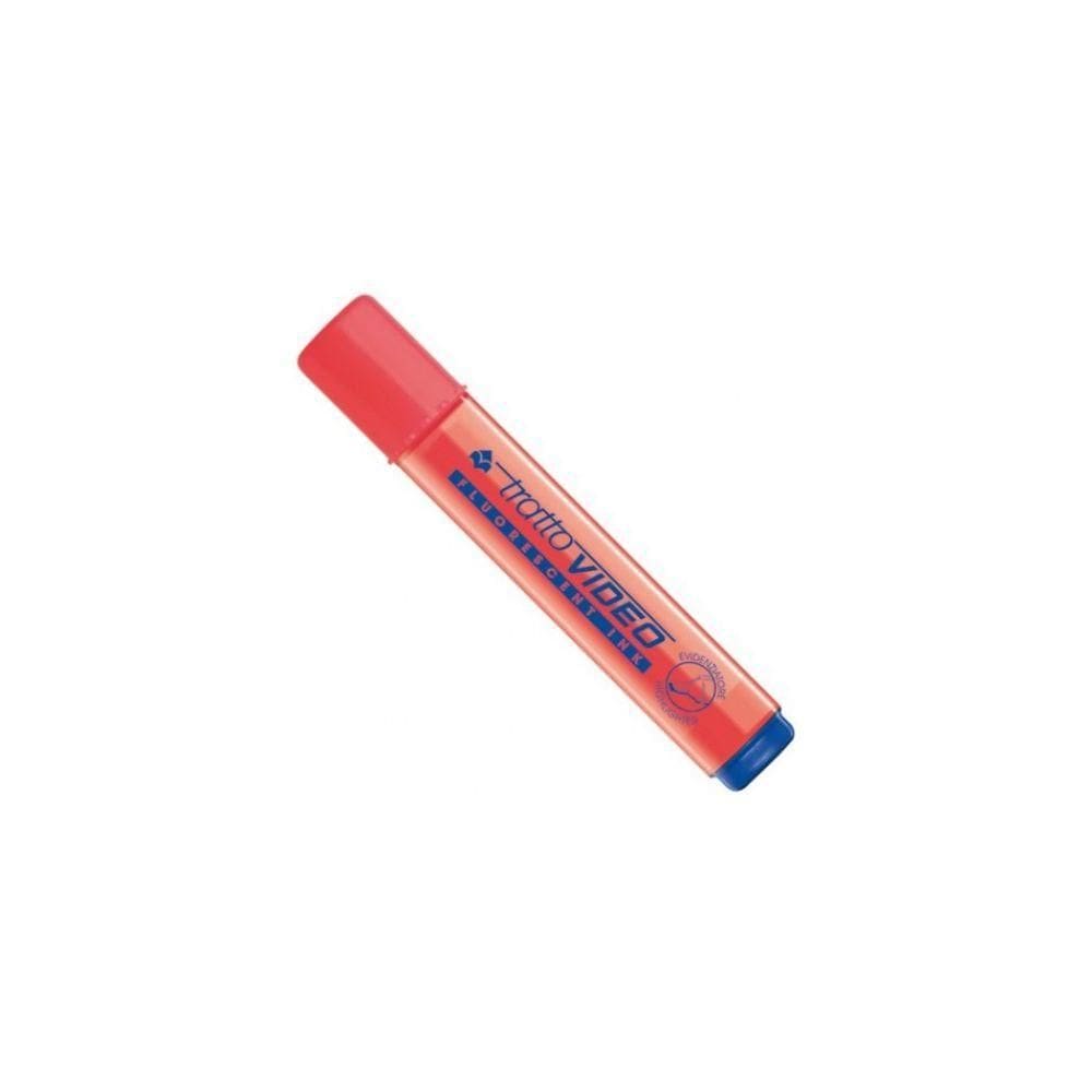 Marcador De Texto Fluorescente Tratto Fila Laranja