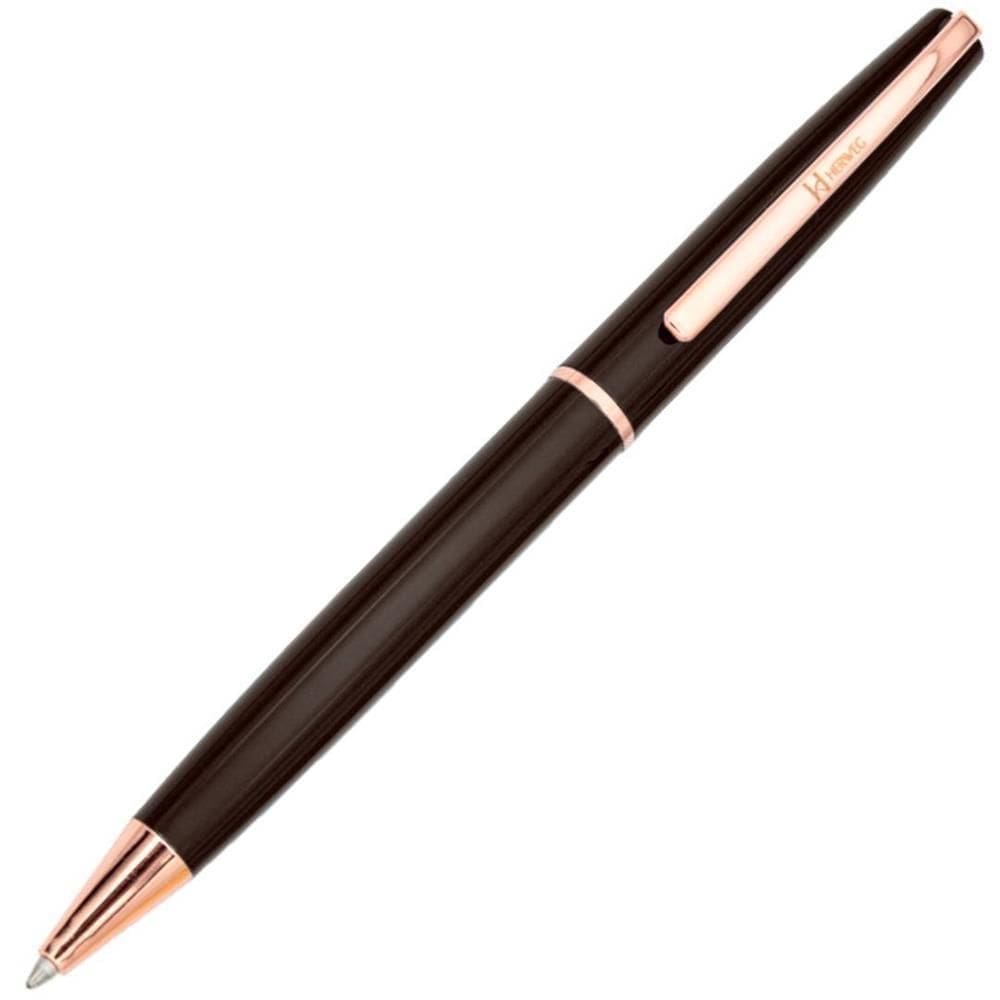 Caneta Esferográfica Herweg Ref: 8464-109 Marrom/Rosé