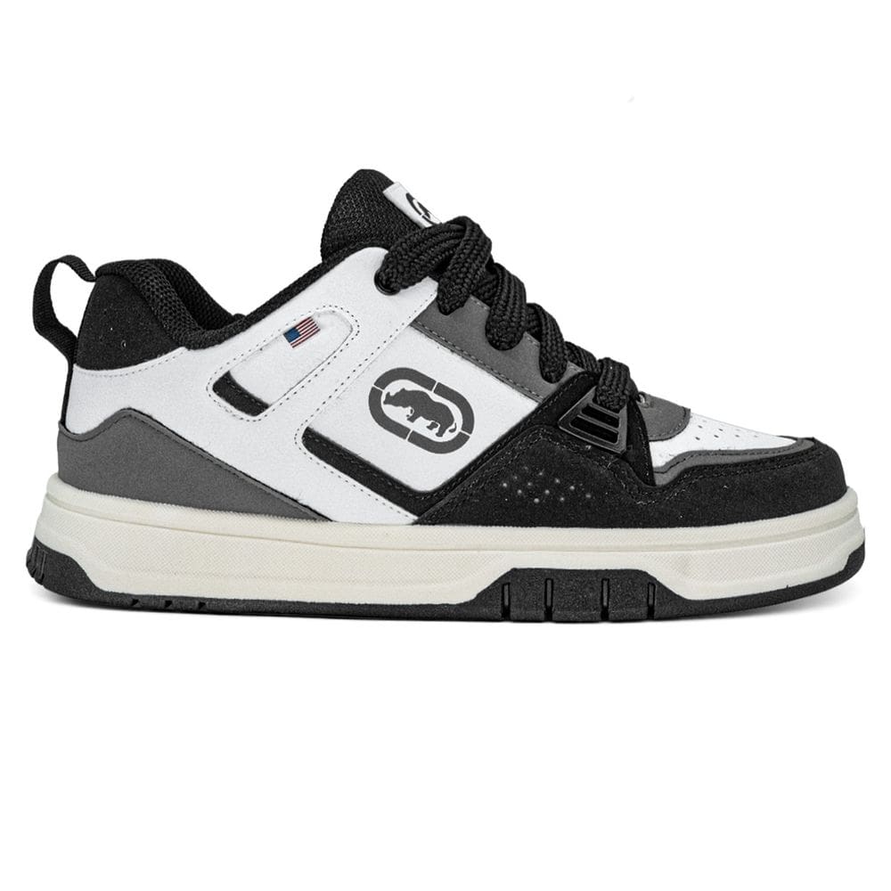 Tênis Ecko Riverside Unissex | Branco Preto Grafite