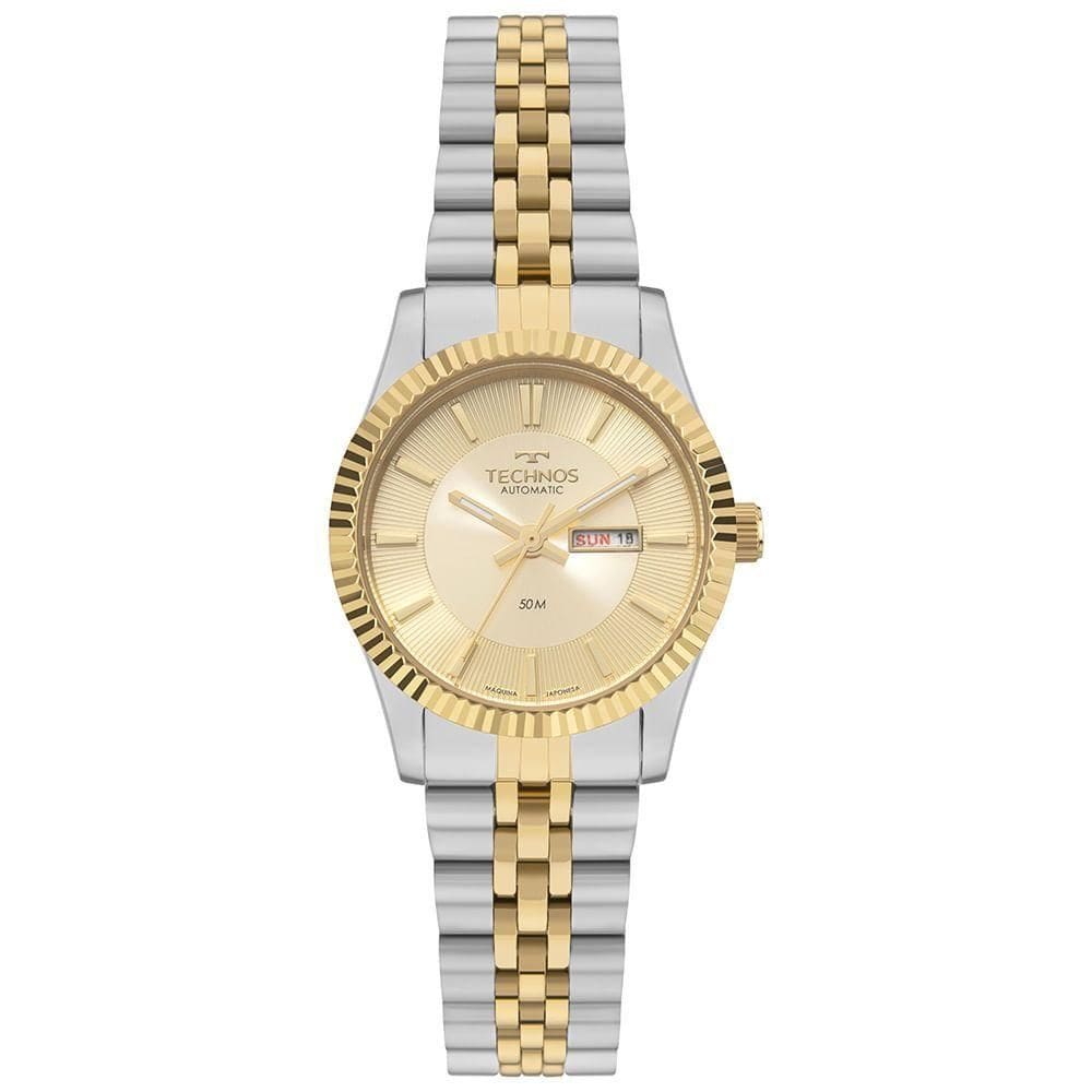 Relógio Technos Feminino Automatico Bicolor - 6t51ab/1x