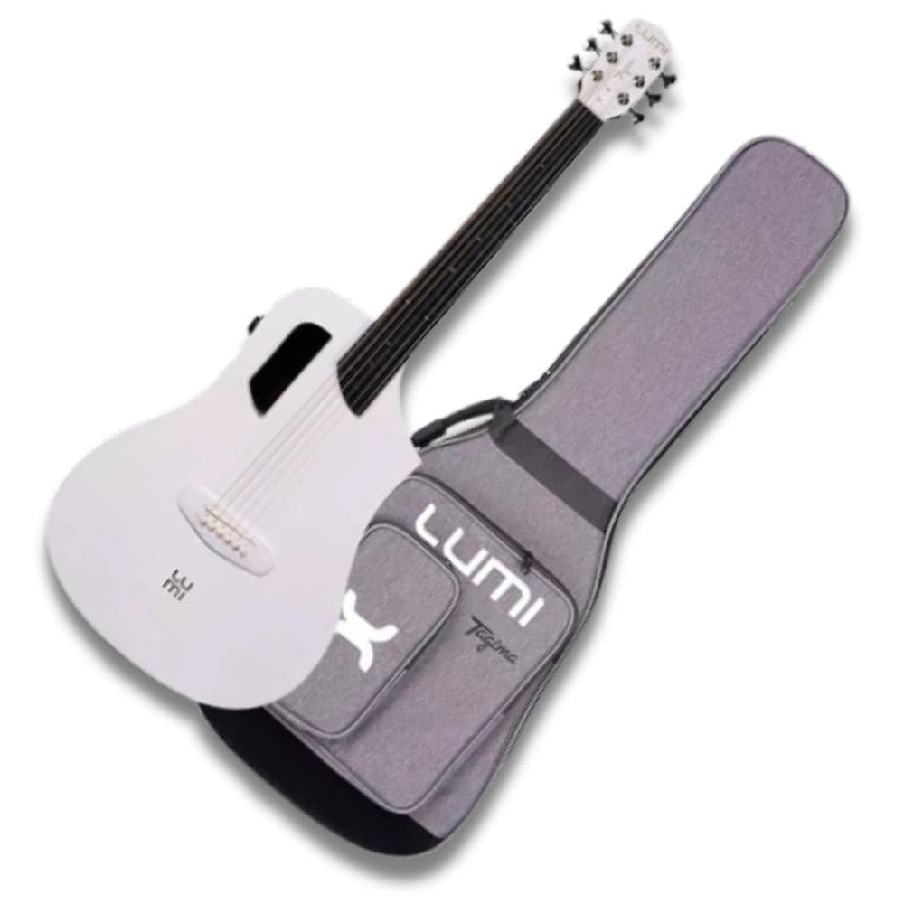 Violão Aço Elétrico Tagima Lumi-X Mini Smart 36 Branco + Bag