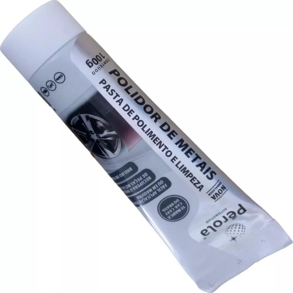 2X Polidor De Metais Polimento E Limpeza De Metais 100G Péro