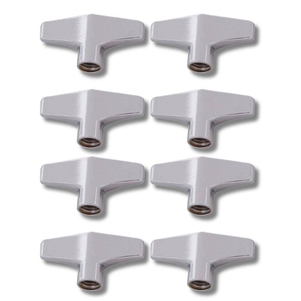 Kit 8 Borboleta Fêmea 6Mm 17.1 Cromada Spanking