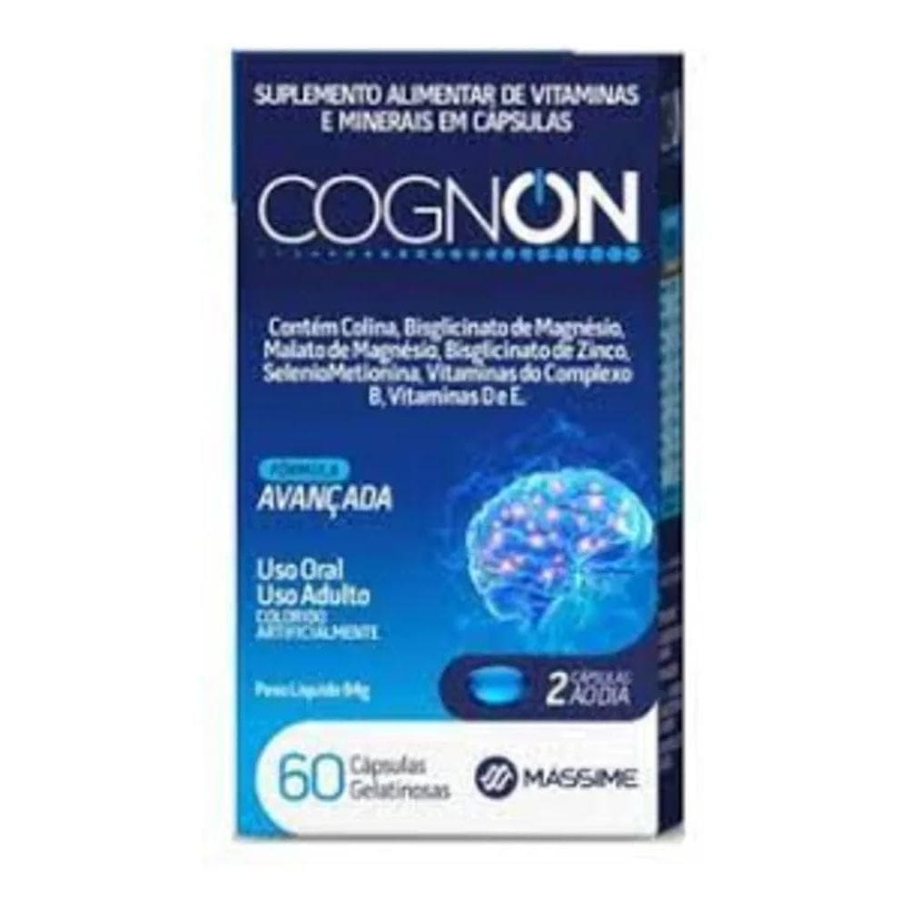 2X Cognon 60 Capsulas Vitaminas E Minerais = Cogmax Sabor Se