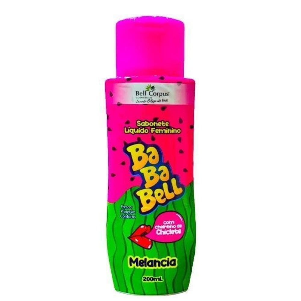 Sabonete Liquido Feminino Bababell Melancia 200Ml Bell Corpu
