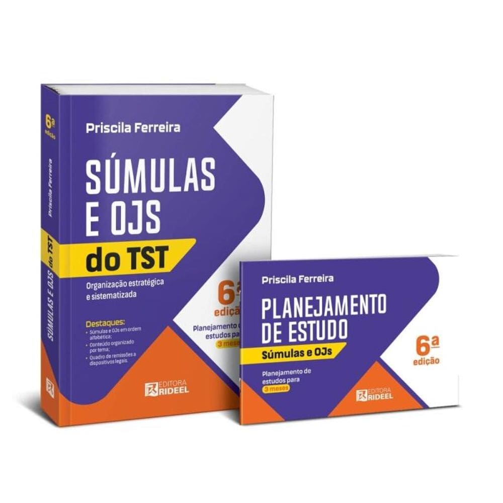Súmulas e OJS do TST - Organização Estratégica e Sistematizada + Planner