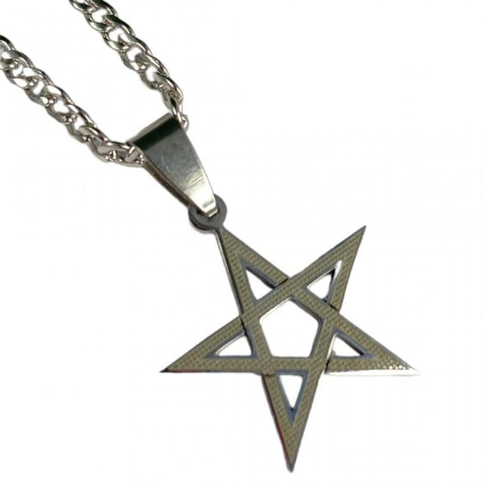 Corrente Em Metal Wicca Bruxa - Escolha Seu Pingente