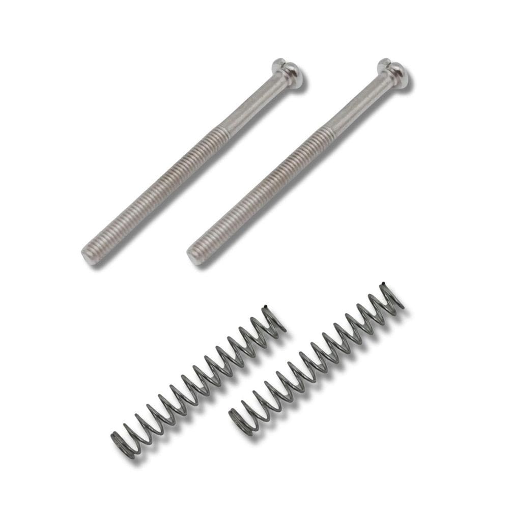 Kit 2 Parafuso Com Mola Captador Humbucker Cromado Guitarra