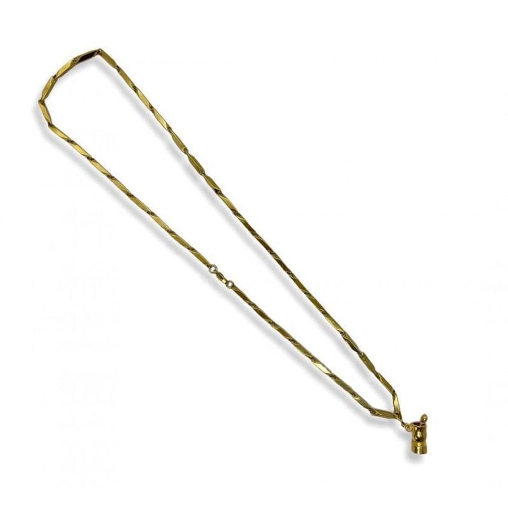 Corrente Pingente Metal Umbanda Candomblé-Selecione O Orixá