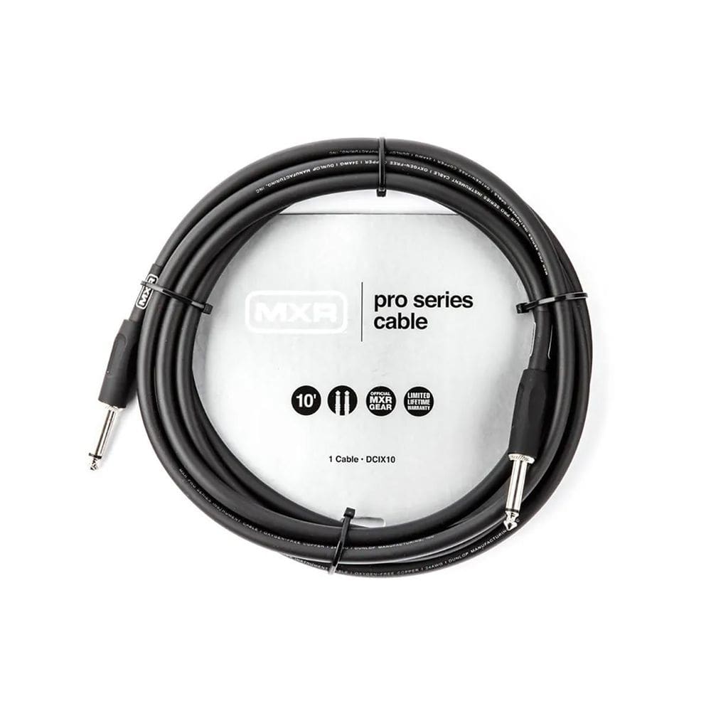 Cabo Dunlop Mxr Instrumentos 20Ft 6.10M Pro Series P10 Reto