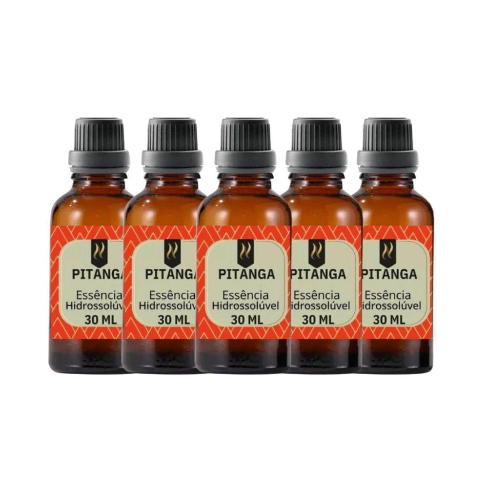 Super Kit 5 Essências A Base Água Hidrossolúvel 30Ml Difusor