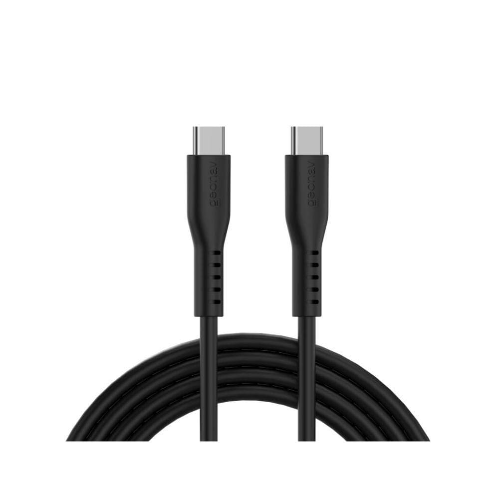 Cabo Usb-C Para Usb-C Preto Silicone 1,5M Esc06Sbk Geonav