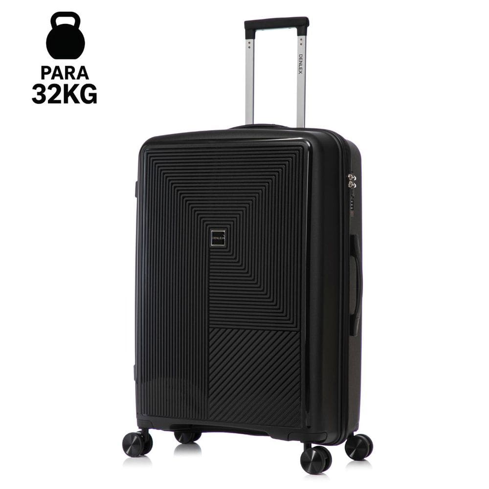 Mala Grande 32kg Viagem Resistente Flexível em Polipropileno Rodinhas 360º TSA - Quito - Denlex