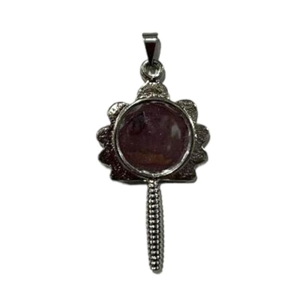 Pingente Abebê Iemanjá Em Metal Niquelado - Escolha Na Cor