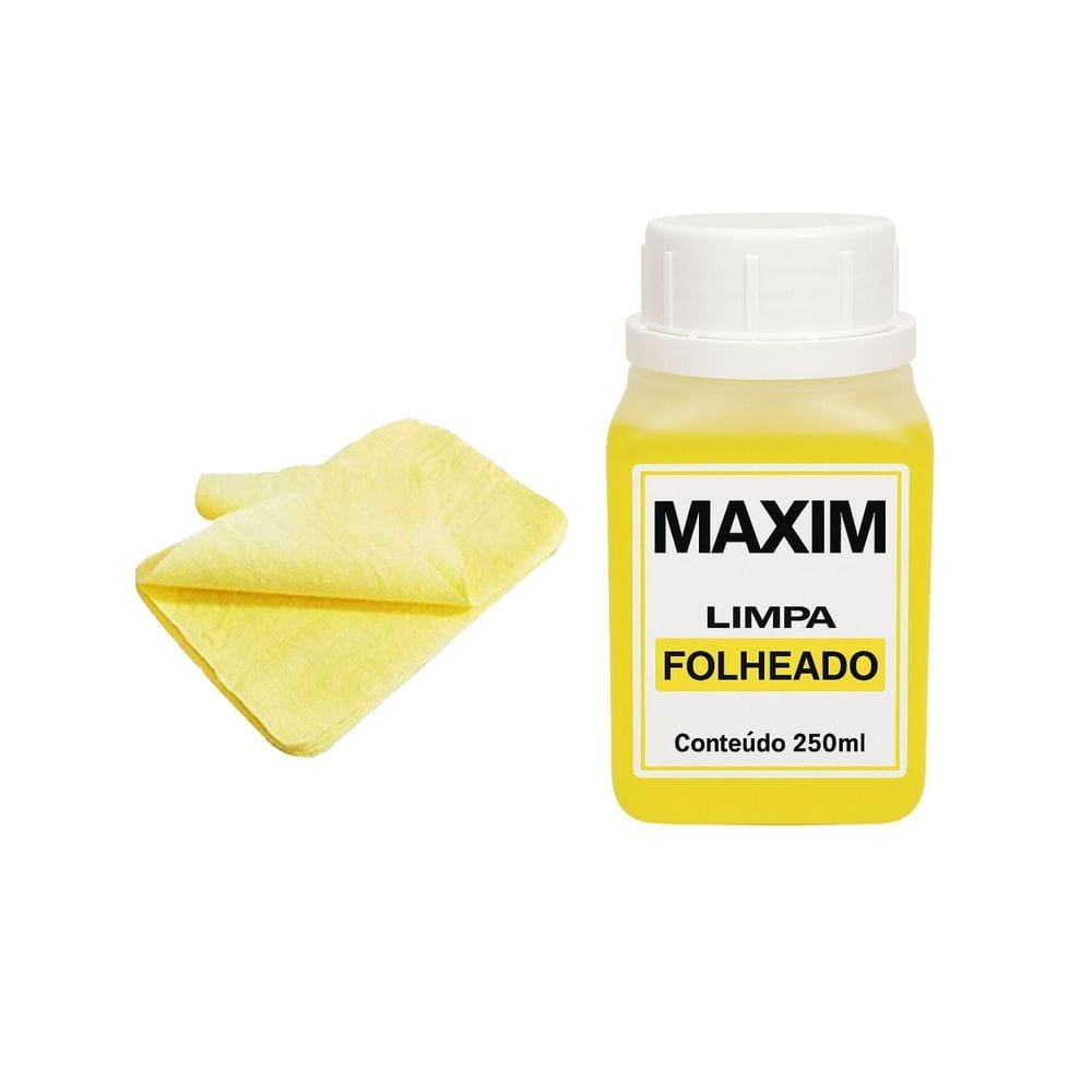 Kit 1 Limpa Folheados Chapeados Maxim 250Ml Grande + 1