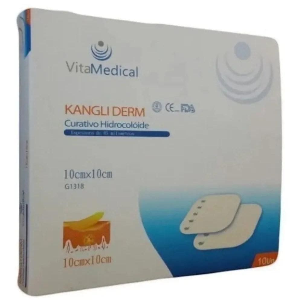 2X Hidrocloide Vita Medical 10X10 Cm Extra Fino Caixa Com 10