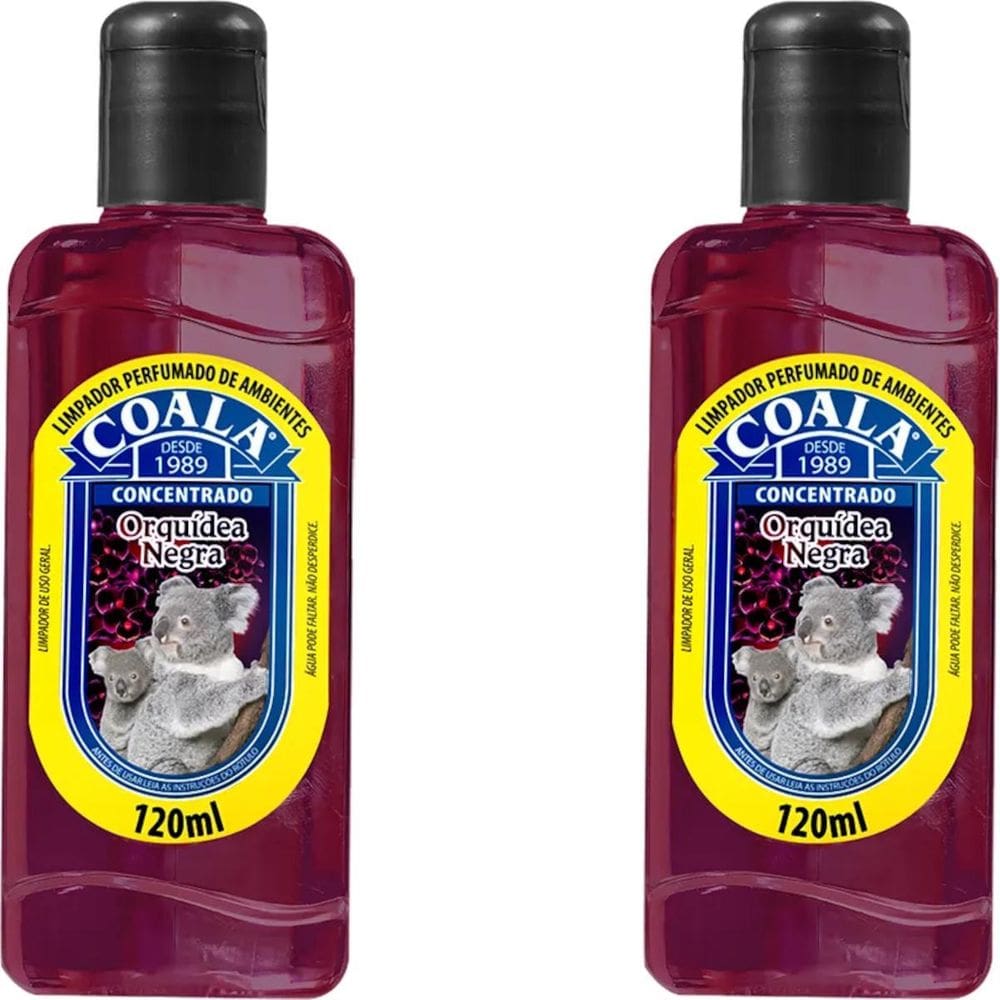 Kit 2 Limpador Perfumado Ambientes 120Ml Coala Fragrâncias