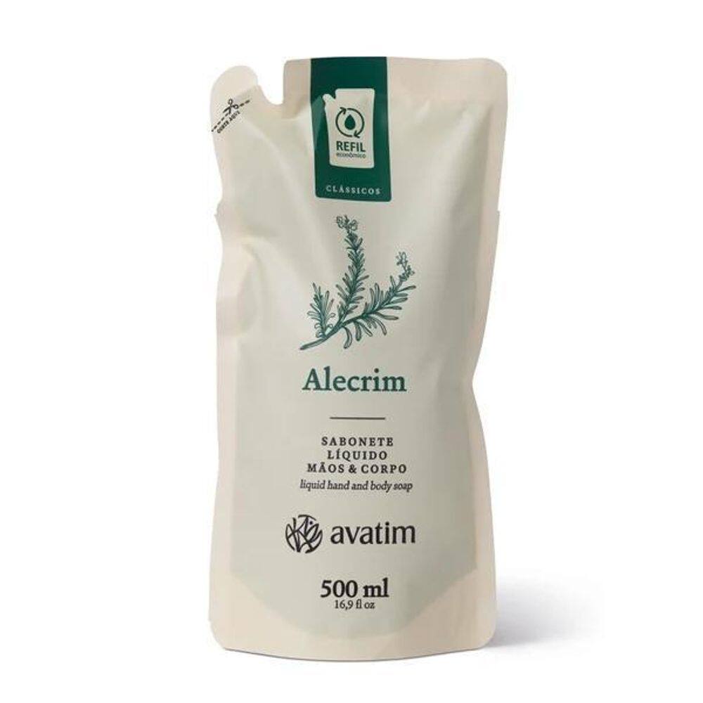 Refil Sabonete Líquido Alecrim 500Ml