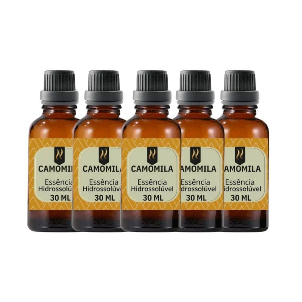 Super Kit 5 Essências A Base Água Hidrossolúvel 30Ml Difusor